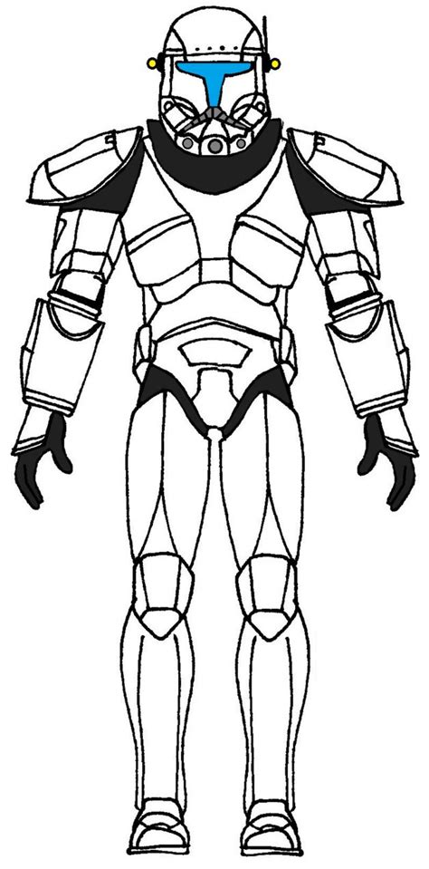 Star Wars Clone Trooper Drawing Free Download On Clipartmag