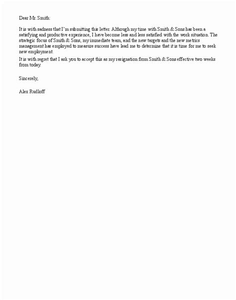 50 Resignation Letter Due To Harassment