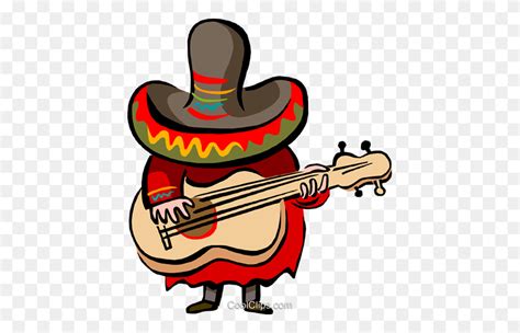 Mexican Music Royalty Free Vector Clip Art Illustration Electric