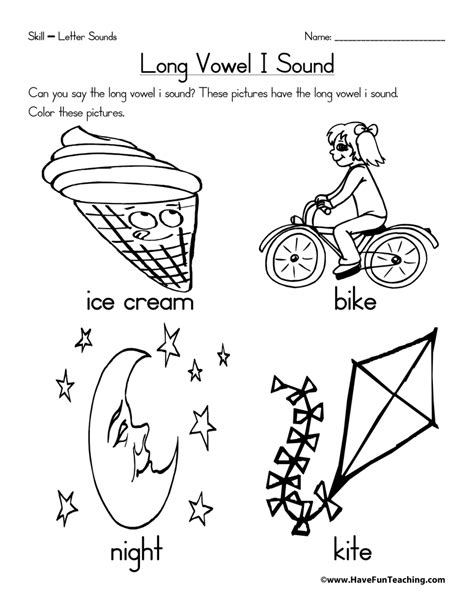 Long Vowel U Worksheet For Kindergarten 1st Grade Lesson Planet Short