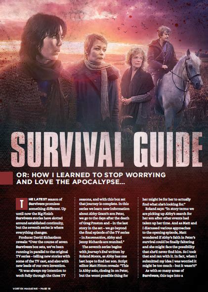 Series Seven Of Survivors Audios Previewed In Vortex 105 Survivors A