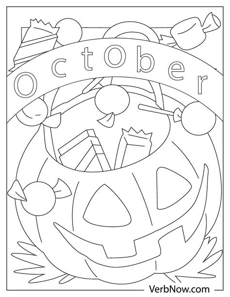 Free October Coloring Pages And Book For Download Printable Pdf Verbnow