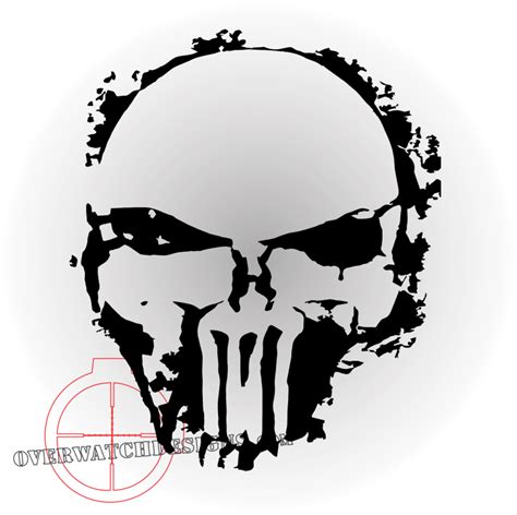 Punisher Skull Spray Paint Edition Overwatch Designs
