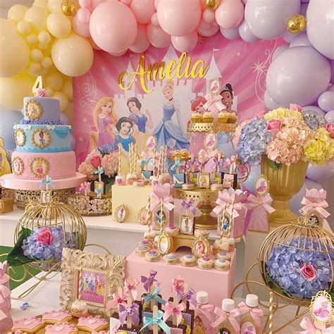 Ideas Para Decorar Un Hermoso Cumpleaños De Princesas Princess Theme