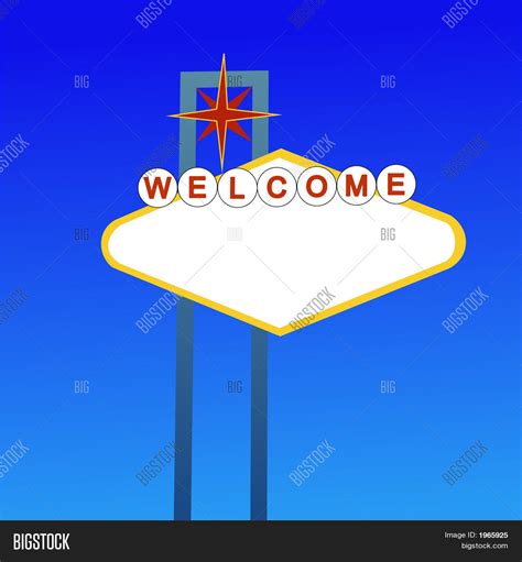 Blank Welcome Sign Image And Photo Bigstock