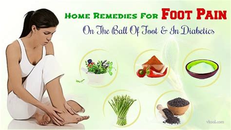 20 Home Remedies For Foot Pain On The Ball Of Foot And In Diabetics