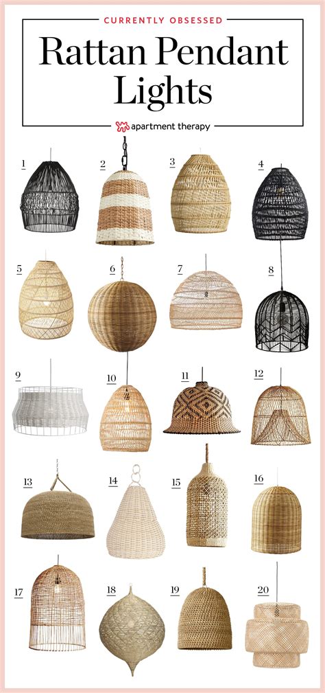 This handcrafted, airy rattan weave pendant brings natural texture and warmth to any setting. Rattan Pendants Are the Light of the Moment (and We Love ...