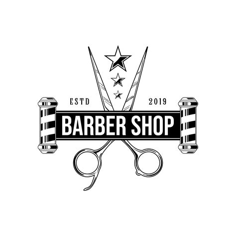 Barber Logo Barbershop Logo Vintage Logotipo Do Barbeiro Nomes De