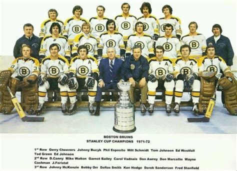 The 1971 72 Boston Bruins Omg The Hair Boston Bruins Bruins