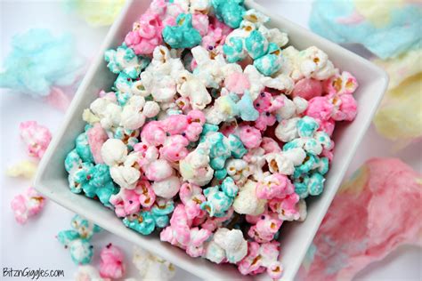 Cotton Candy Popcorn Bitz And Giggles