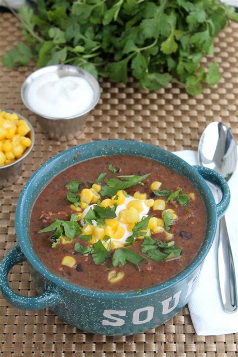Well, they were tricky, until we learned how to cook sausages properly. Black Bean & Chorizo Soup | Chorizo soup, Easy black bean ...