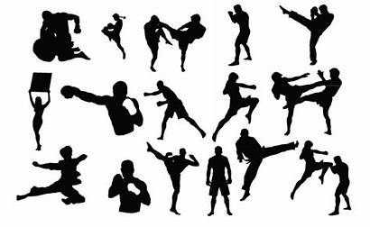 Mma Martial Clipart Fighters Mixed Graphics Deportes