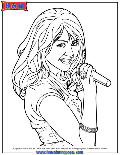 22 Singer Coloring Pages RaadTawsif