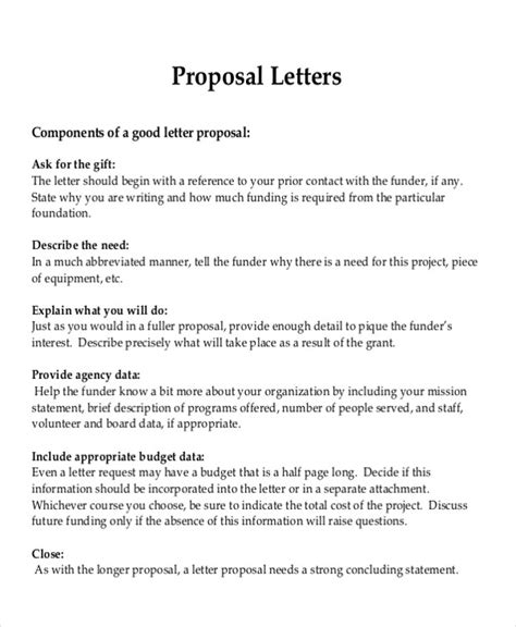 How To Write A Formal Business Proposal How To Write A Business