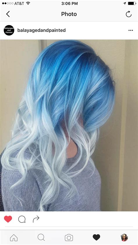 Pin By Brittany Elayan On Hair Talk Light Blue Hair Hair Color Blue