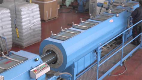 Extrusion Line For The Production Of Hdpe Pipes Youtube