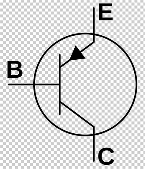 Npn Bipolar Junction Transistor Pnp Tranzistor Electronic Symbol Png Clipart N N