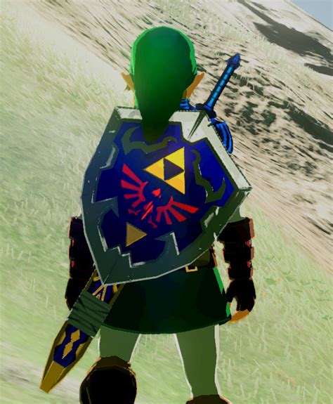Oot Hylian Shield The Legend Of Zelda Breath Of The Wild Wiiu Mods