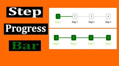 Create Step Progress Bar Multi Step Progress Bar Build Step