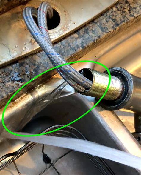 Kitchen faucet leaking at base of spout kohler. Pull Down Kitchen Faucet Leaking At Base - Plumbing - DIY ...