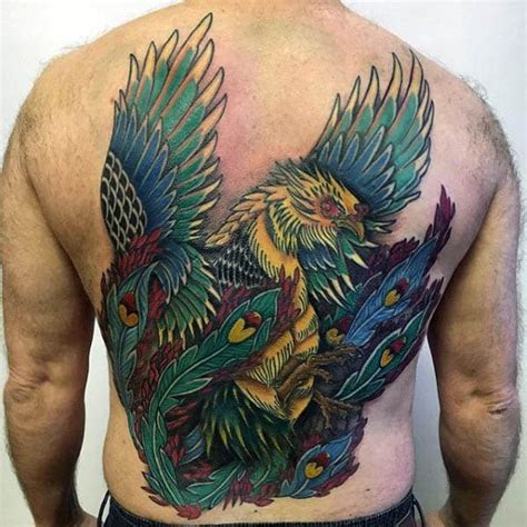 Girls make the phoenix tattoo on the back to show their body and make it a point of attraction. 40 Phoenix Back Tattoo Designs For Men - Flaming Bird Ideas