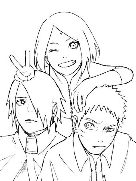 Team 7 Em 2020 Desenhos Para Colorir Naruto Naruto E Sasuke Free