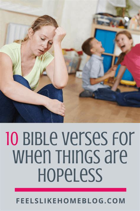 10 Bible Verses For When Things Are Hopeless Feels Like Home
