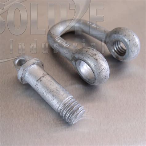 Small Dee Shackles High Tensile With Type A Pins Galvanised From