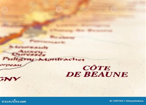 Map Burgundy Region 13497354 