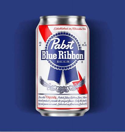 Pabst Ribbon Package Packaging Alcoholic Non Lighter
