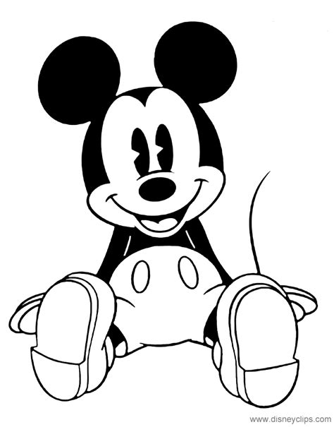 Mickey Mouse And Friends Coloring Pages 5 Disney Sketch Coloring Page