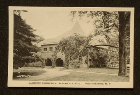 1930s Vassar College Alumnae Gymnasium Gym Poughkeepsie Ny Dutchess Co Postcard Ebay