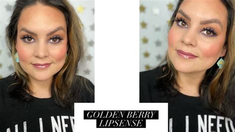 Golden Berry LipSense Try On SeneGence Cosmetics YouTube