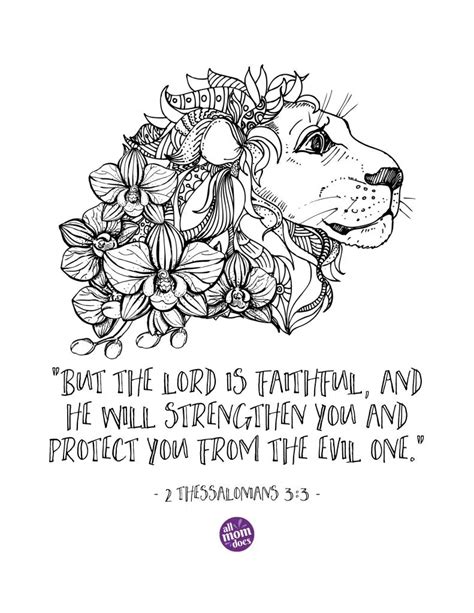 Bible Memory Verse Coloring Page 2 Thessalonians 33 Allmomdoes