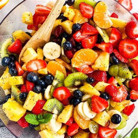 Classic Fresh Fruit Salad Recipe Savory Nothings