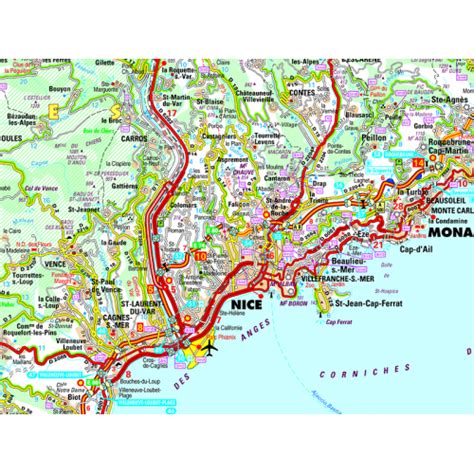 Carte routière carte de france detaillee. Carte Détaillée Alpes Maritimes | My blog