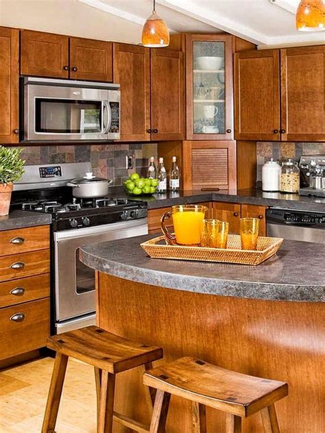 Granite has very little upkeep, regular cleaning can be as simple as a quick wipe down with a damp cloth or paper towel, making your countertop easy to maintain. 27 Multi-Purpose Kitchen Countertop Ideas to Add Beauty to ...