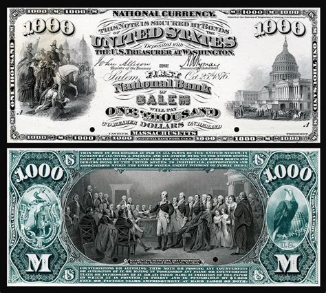 Large Denominations Of United States Currency Wikipedia Bank Notes
