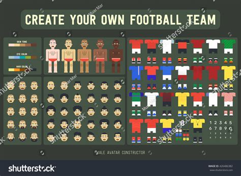 Other times, though, triumphant players can't help but laugh at how easily they dispose of soccer skins — after all. Cute Flat Vector Male Avatar Constructor Stock Vector 426486382 - Shutterstock