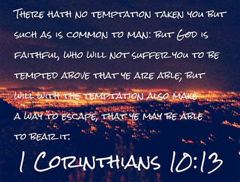 Scripture Power 1 Corinthians 1013