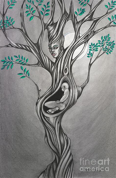 Mothers Nature Drawing By Lloyd Wade