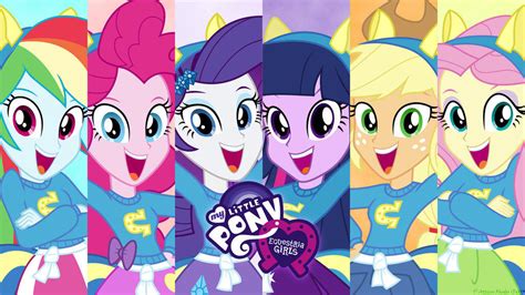 The Mane 6 In Equestria Girls Poster By Mymelody10015 On Deviantart