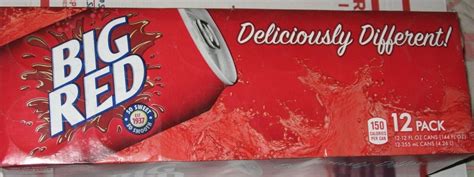 Big Red Cream Soda 12 Pack Of Cans Deliciously Different Very Low