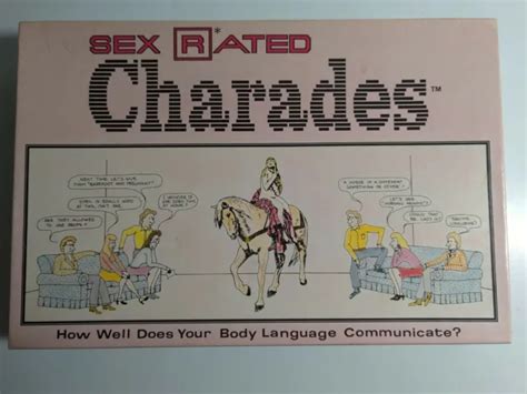 Vintage 1986 Sex Rated Charades Adult Party Board Game 5 65 Picclick