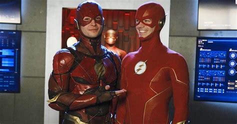 the flash does grant gustin appear in the movie