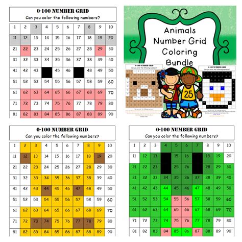 Color By Number Grid