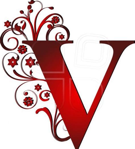 Get inspired by these amazing letter v images created by professional designers. "red capital letter V" by MRR-photography - Mostphotos | Fancy letters ...