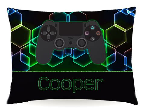Personalized Video Game Gamer Pillowcase Custom Pillow Case Etsy