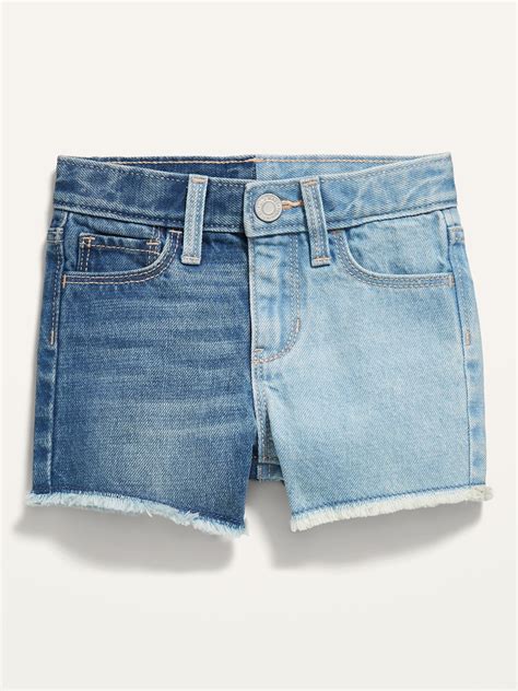 High Waisted Cut Off Jean Shorts For Toddler Girls Old Navy