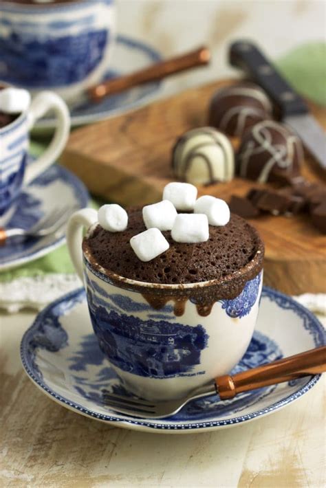 Or, you could also get by with hershey's syrup. How to Make a Hot Chocolate Mug Cake - The Suburban Soapbox